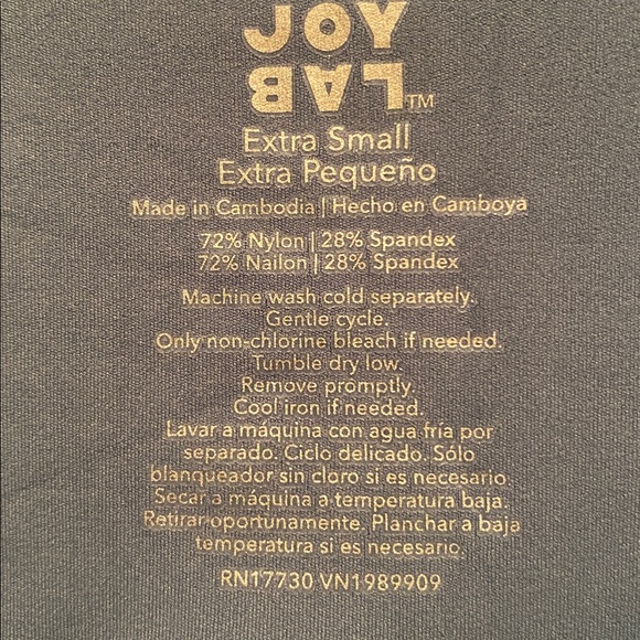 JoyLab High Rise Leggings…size XS - Picture 3 of 5